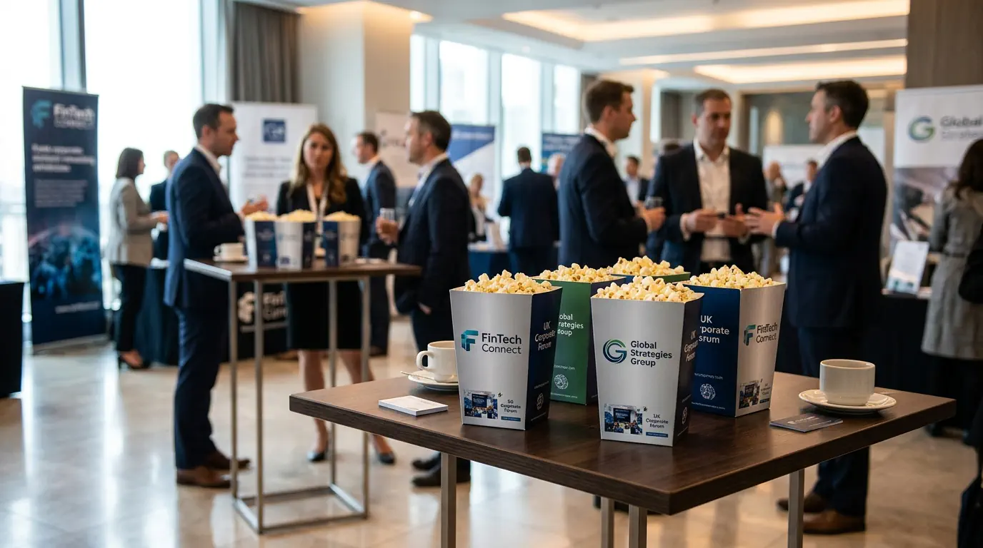 Why Branded Popcorn Is Becoming a Must-Have at Corporate Events
