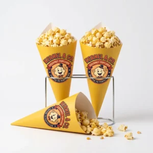 Custom Popcorn Cones